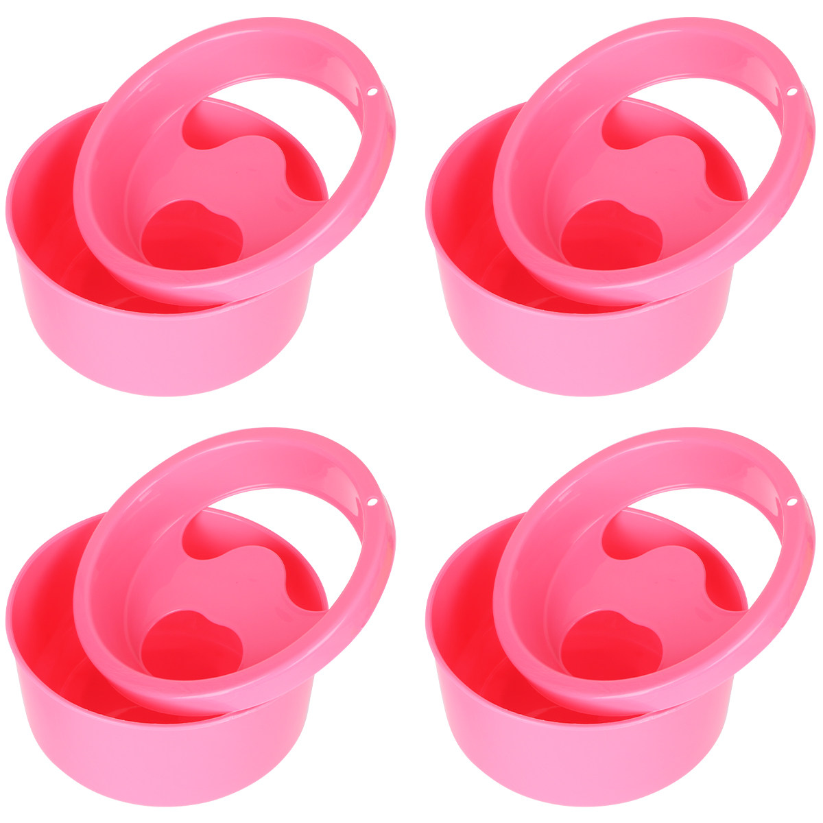 Nutrition & Fitness Hub - 4Pcs Nail Soaker Bowls Heavy Duty