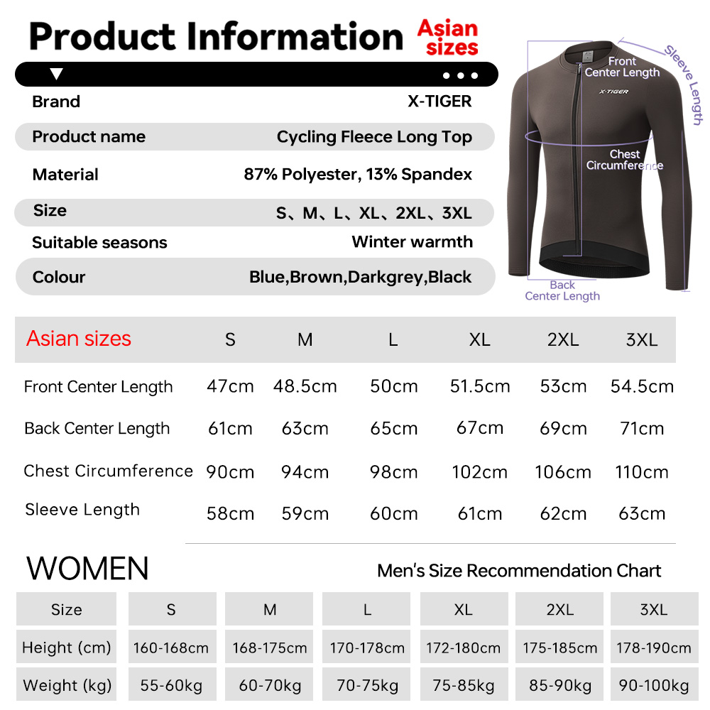X-TIGER Cycling Jersey Winter  - đánh giá và giá X Nutrition