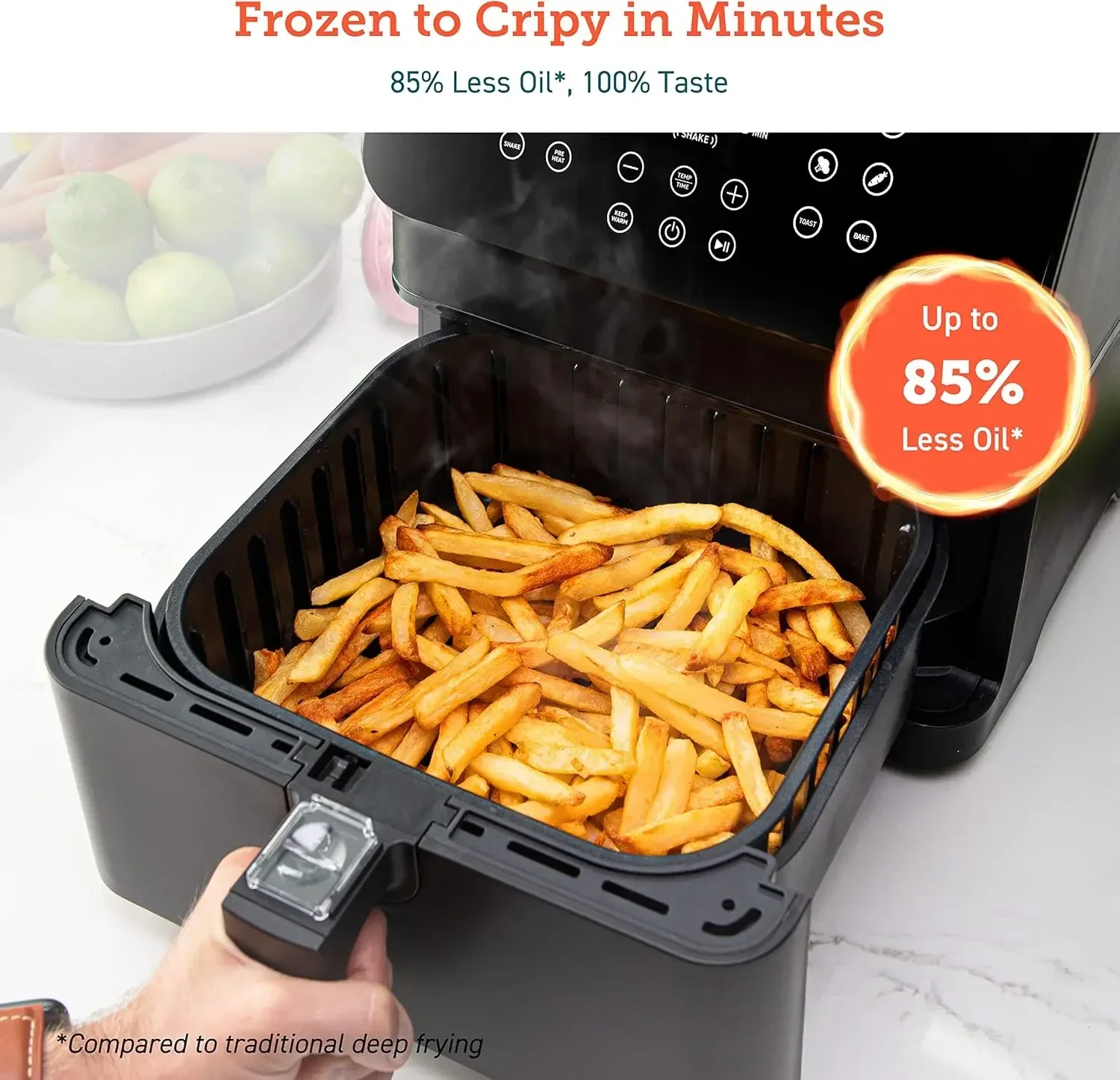 12-in-1 Air Fryer 5.8QT, Toast - đánh giá và giá Nutrition & Fitness Hub
