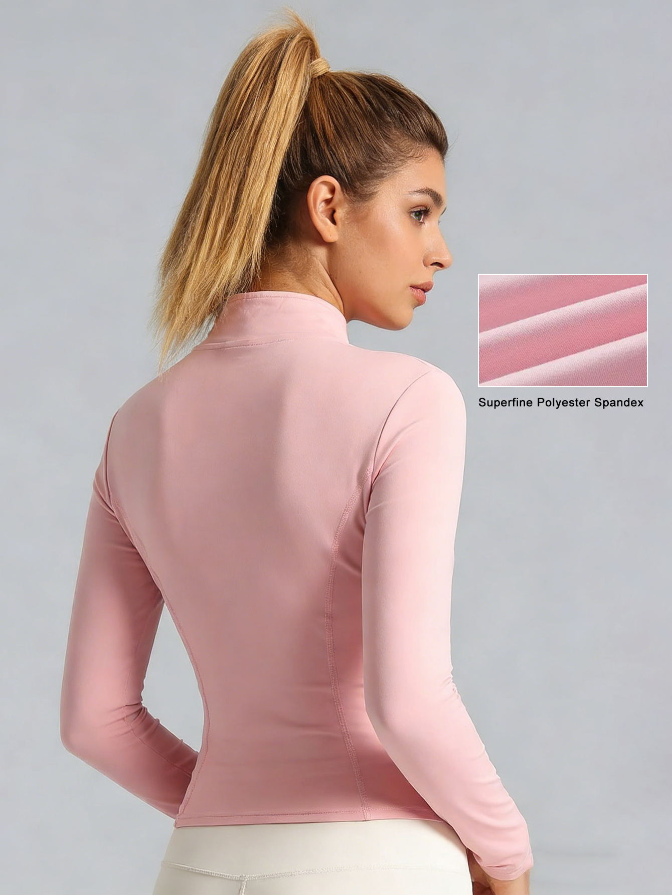 New Women Light pink Yoga Coat - đánh giá và giá Fitness & Nutrition Lab