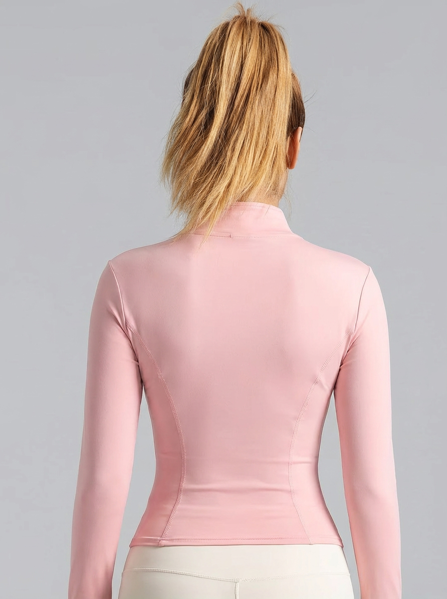 New Women Light pink Yoga Coat - đánh giá và giá Fitness & Nutrition Lab