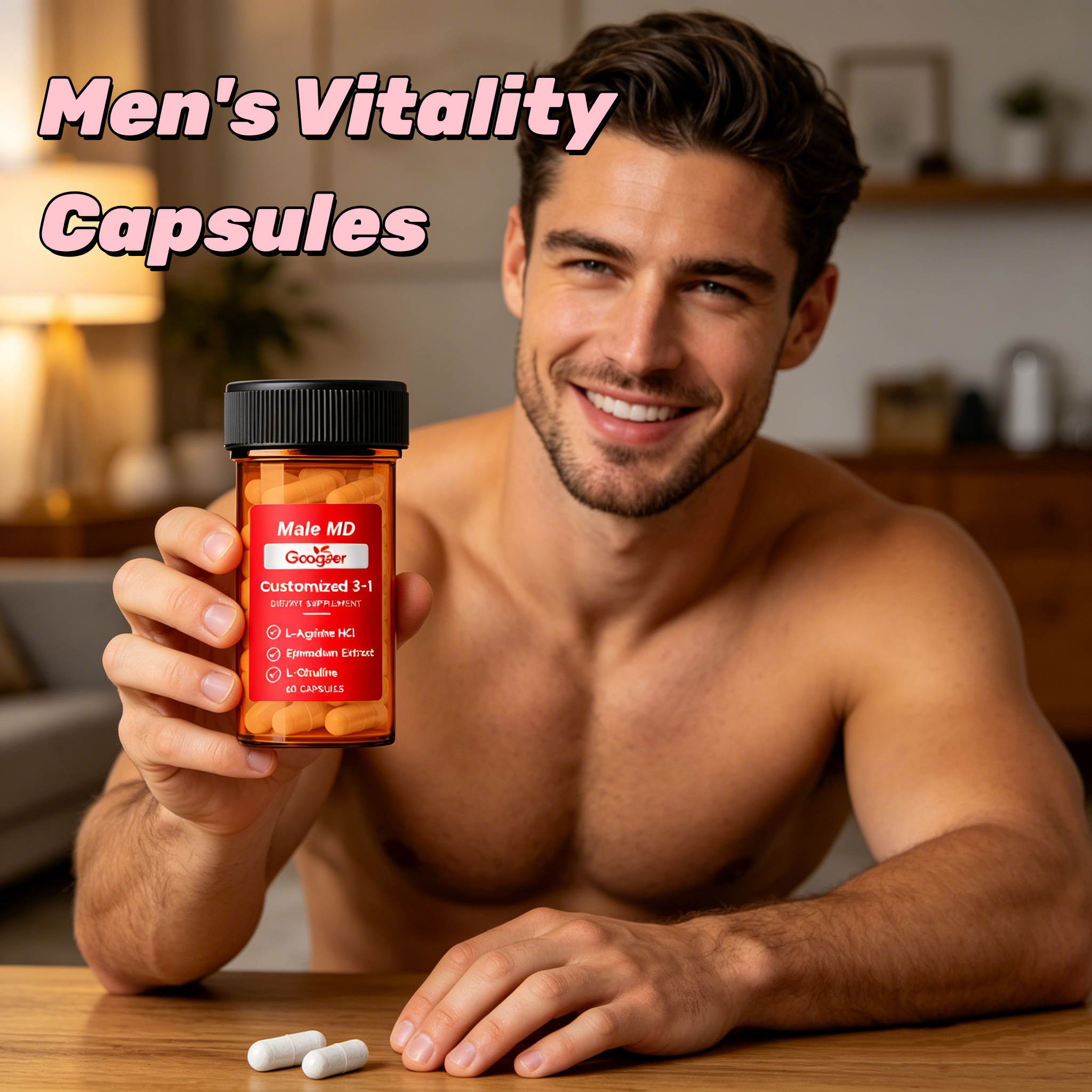 GOOGEER Men's Health Capsules  - đánh giá và giá Nutrition Fitness Health