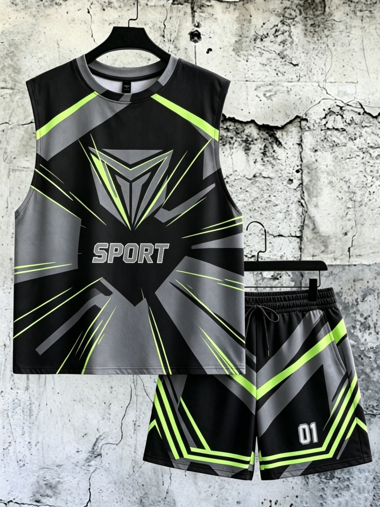 Men's Geometric Sport Print Sl - đánh giá và giá Fitness & Nutrition Lab
