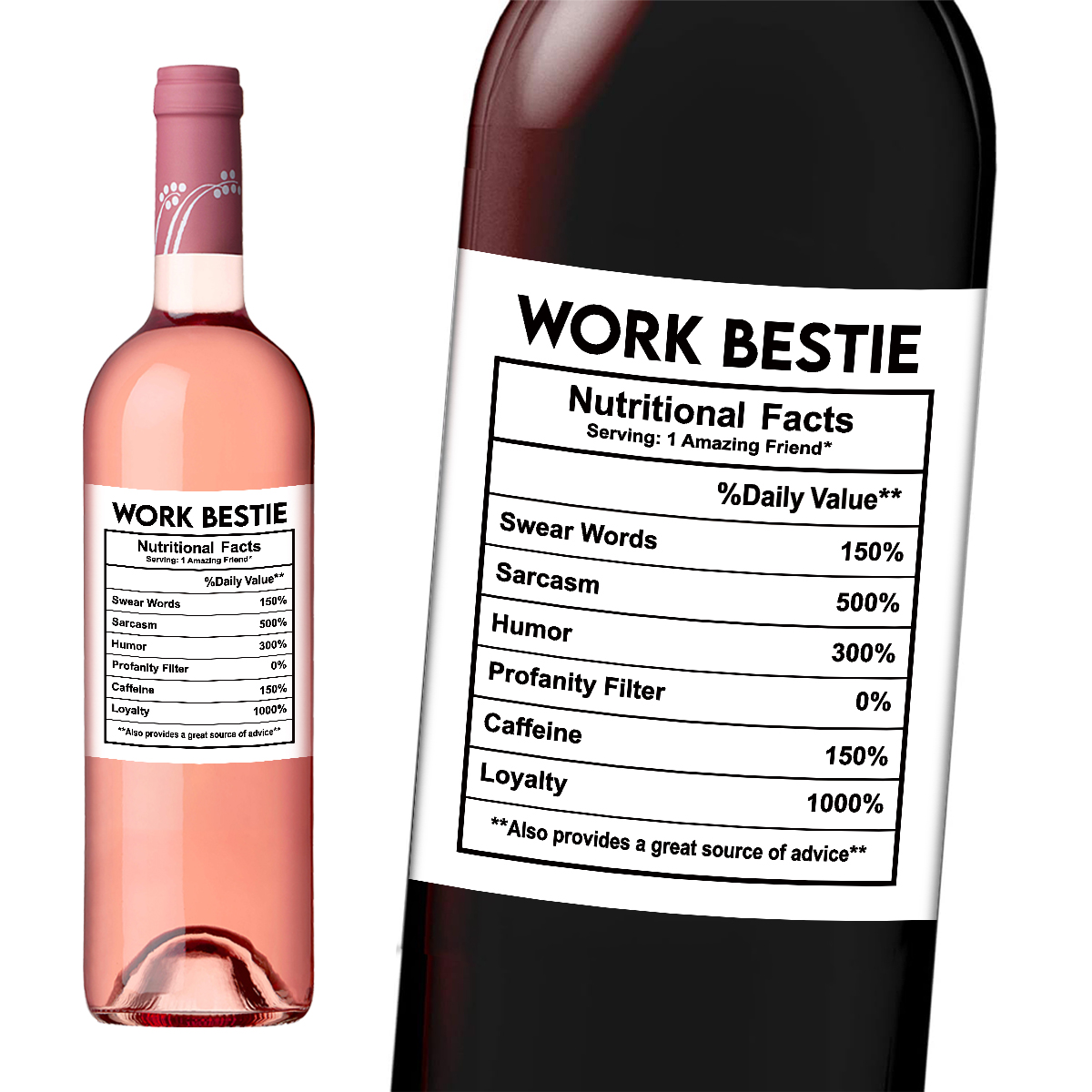 4pcs Funny Work Bestie Wine Bo - đánh giá và giá Nutrition & Fitness Hub