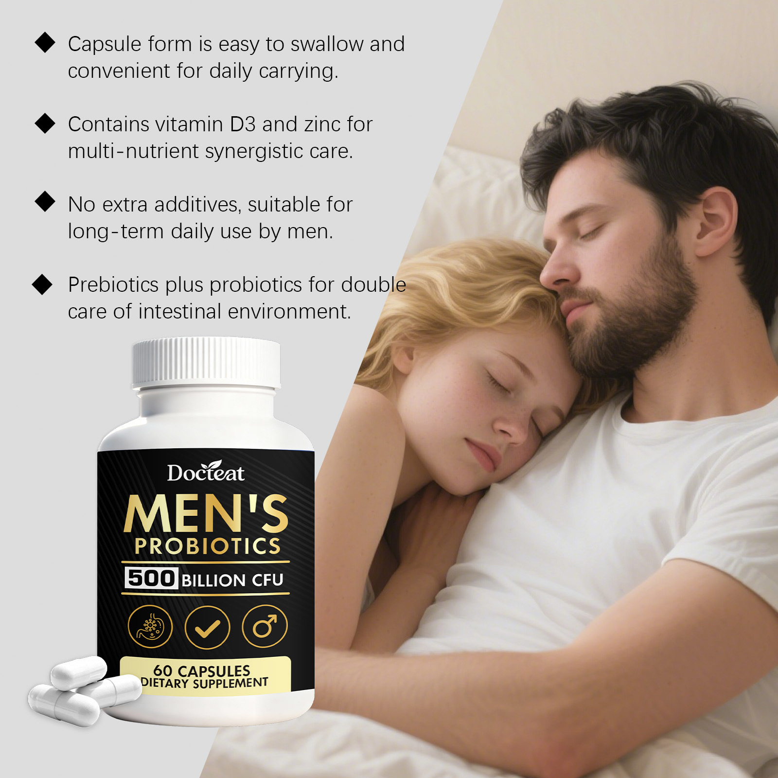 GOOGEER Men's Health Capsules  - đánh giá và giá Nutrition Fitness Health