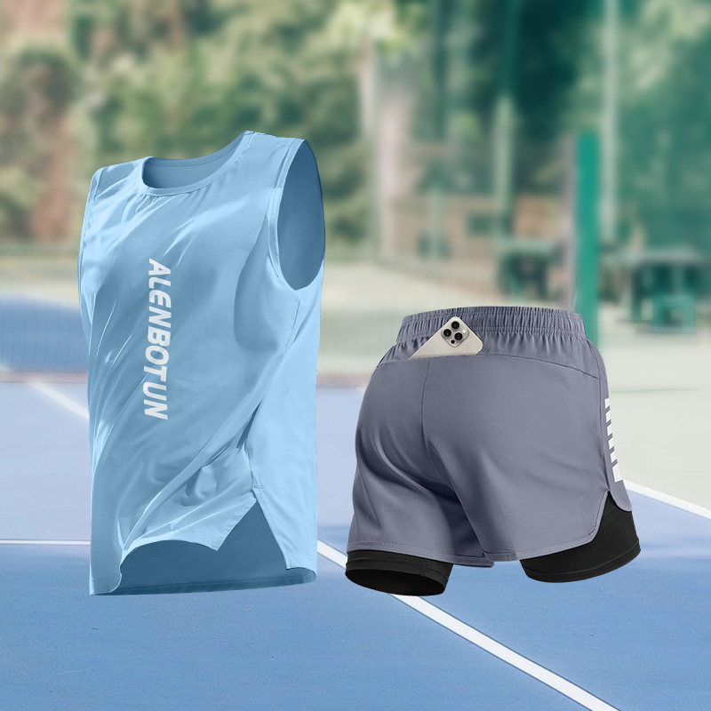 Men Running Sports Set Summer  - đánh giá và giá Fitness & Nutrition Lab