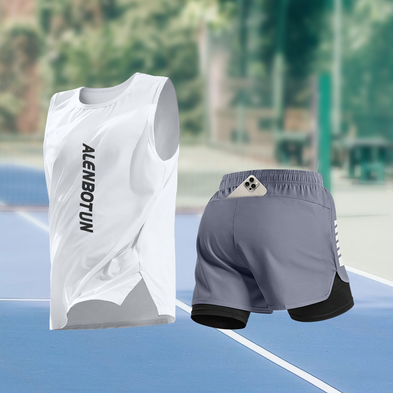Men Running Sports Set Summer  - đánh giá và giá Fitness & Nutrition Lab