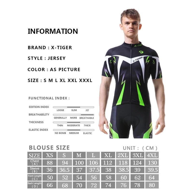 X-Tiger Pro Cycling Jerseys Ro - đánh giá và giá X Nutrition