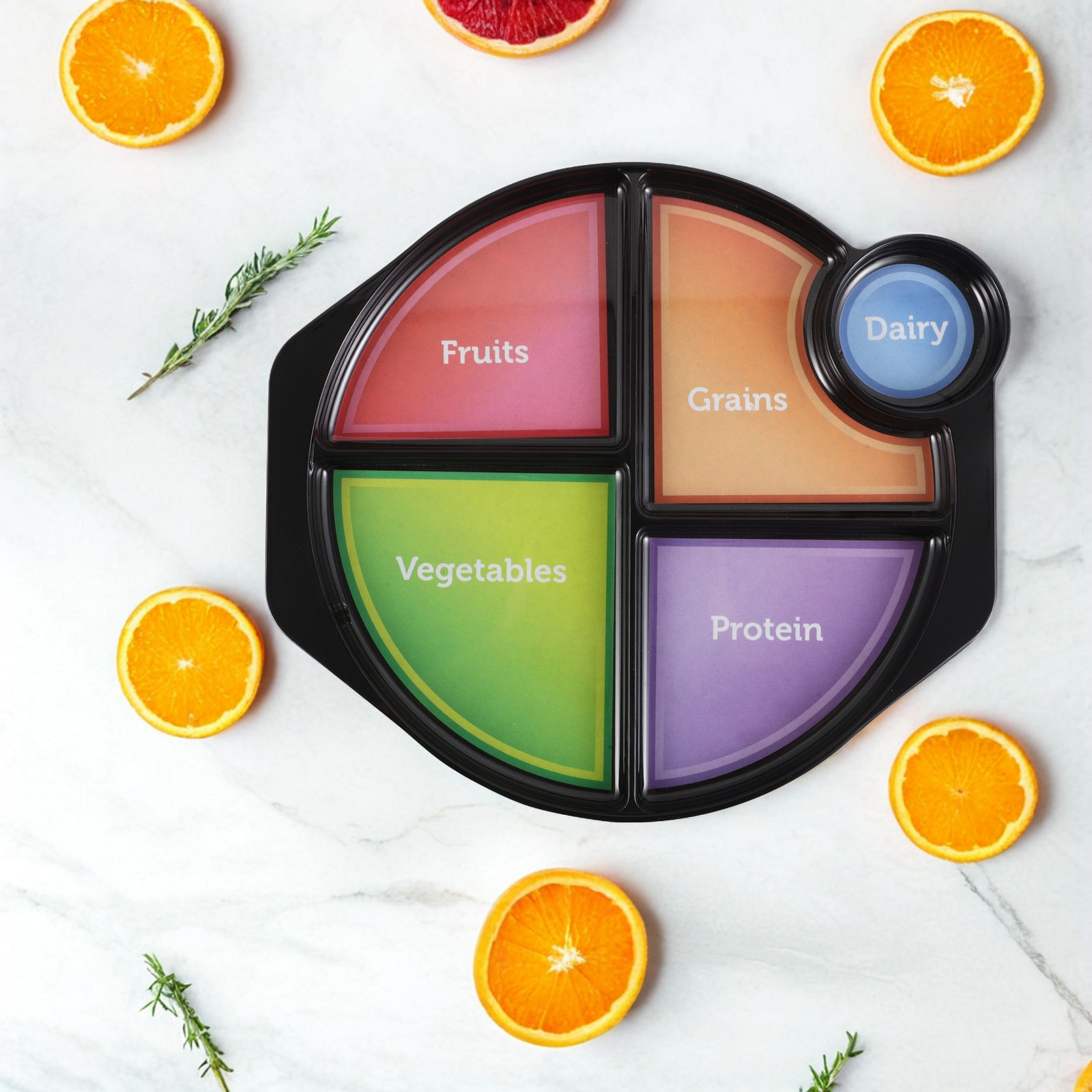 Portion Control Plate Balanced - đánh giá và giá Nutrition & Fitness Hub