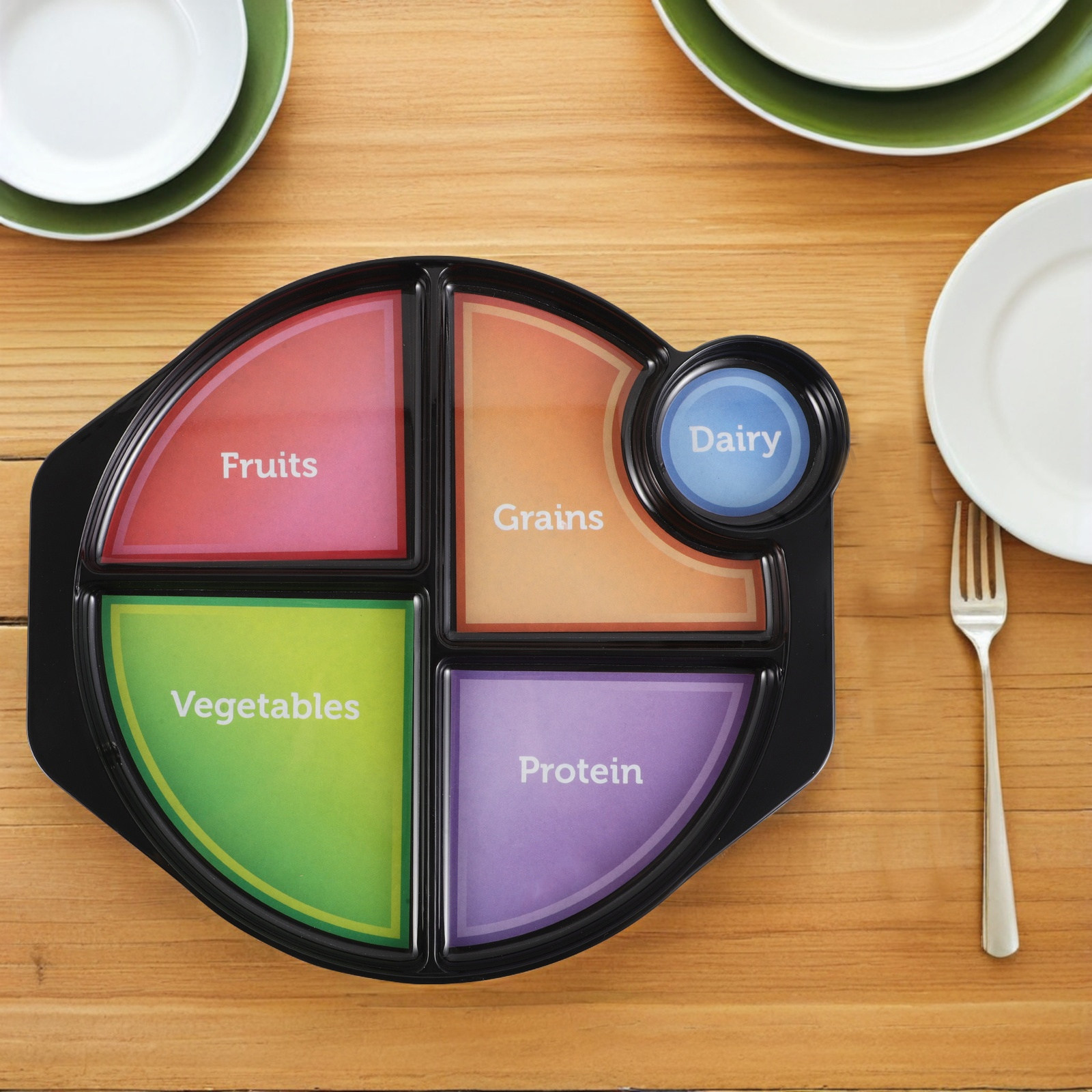 Portion Control Plate Balanced - đánh giá và giá Nutrition & Fitness Hub