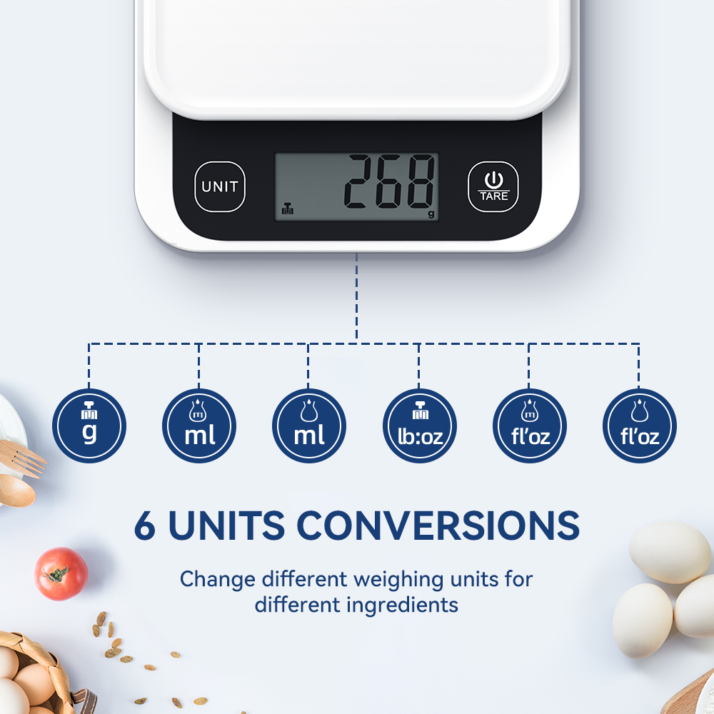 5kg/0.1g/1g Smart Kitchen Scal - đánh giá và giá Nutrition & Fitness Hub